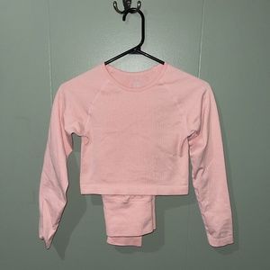 SHEIN Pink Active Set